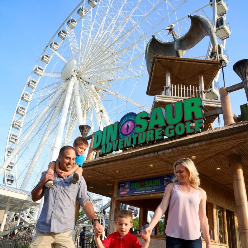 Dinosaur Adventure Golf at Clifton Hill