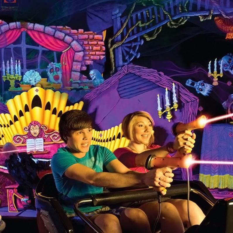 Ghostblasters ride promotional image